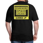 Employee of the Month Runner up T-Shirt (Yellow Font) - black