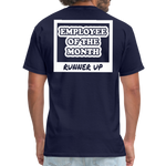 Employee of the Month Runner up T-Shirt (White Font) - navy