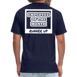 Employee of the Month Runner up T-Shirt (White Font) - navy