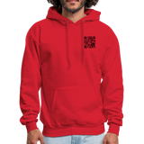 Employee of the Month Runner up Hoodie (Black Font) - red