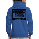 Employee of the Month Runner up Hoodie (Black Font) - royal blue