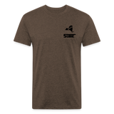 845 Subie CC Black Font T-Shirt - heather espresso