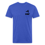 845 Subie CC Black Font T-Shirt - heather royal