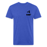 845 Subie CC Black Font T-Shirt - heather royal