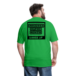 Employee of the Month Runner up T-Shirt (Black font) - bright green