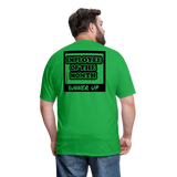 Employee of the Month Runner up T-Shirt (Black font) - bright green