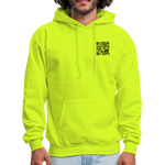 Employee of the Month Runner up Hoodie (Black Font) - safety green