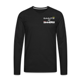 Saints /// Sinners JDM White/Grey Long Sleeve - black