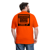 Employee of the Month Runner up T-Shirt (Black font) - orange