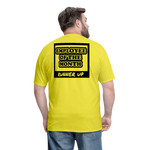 Employee of the Month Runner up T-Shirt (Black font) - yellow