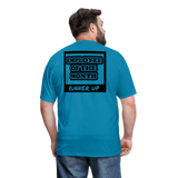Employee of the Month Runner up T-Shirt (Black font) - turquoise