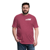 845 Subie Elite Tshirt (Option 2) - heather burgundy