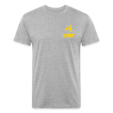 845 Subie CC Gold Font T-Shirt - heather gray
