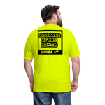 Employee of the Month Runner up T-Shirt (Black font) - safety green