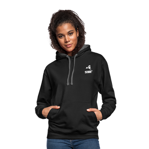 845 Subie CC White Font Hoodie - black/asphalt