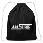 845 Subie Drawstring Bag (Striped, White) - black