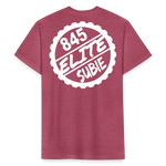 845 Subie Elite Tshirt (Option 2) - heather burgundy