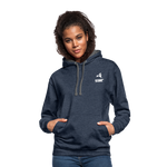 845 Subie CC White Font Hoodie - indigo heather/asphalt