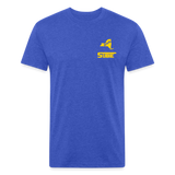845 Subie CC Gold Font T-Shirt - heather royal