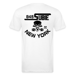 845 Subie CC Black Font T-Shirt - white