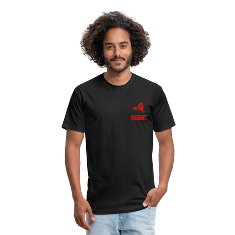 845 Subie CC Red Font Tshirt - black
