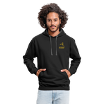 845 Subie Metallic Gold Font Hoodie - black/asphalt
