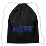 845 Subie Drawstring Bag (Striped, Blue) - black