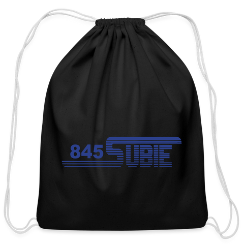 845 Subie Drawstring Bag (Striped, Blue) - black