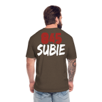 845 Subie Original Design Tshirt - heather espresso