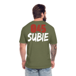845 Subie Original Design Tshirt - heather military green