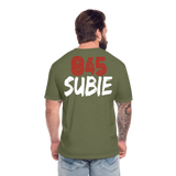 845 Subie Original Design Tshirt - heather military green