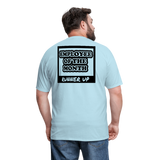 Employee of the Month Runner up T-Shirt (Black font) - powder blue