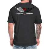 Saints & Sinners JDM Tshirt White/Black - heather black