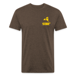 845 Subie CC Gold Font T-Shirt - heather espresso