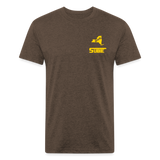 845 Subie CC Gold Font T-Shirt - heather espresso
