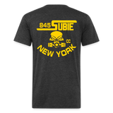 845 Subie CC Gold Font T-Shirt - heather black