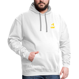 845 Subie CC Gold Font Hoodie - white/gray