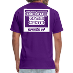 Employee of the Month Runner up T-Shirt (White Font) - purple