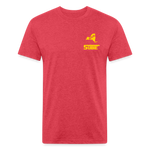 845 Subie CC Gold Font T-Shirt - heather red