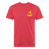 845 Subie CC Gold Font T-Shirt - heather red