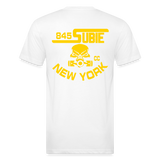 845 Subie CC Gold Font T-Shirt - white