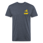 845 Subie CC Gold Font T-Shirt - heather navy