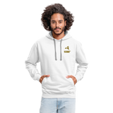845 Subie Metallic Gold Font Hoodie - white/gray