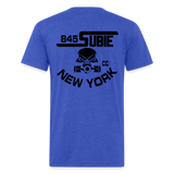 845 Subie CC Black Font T-Shirt - heather royal