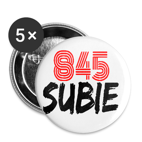 845 Subie Buttons 2.2'' (5-pack) - white