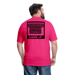Employee of the Month Runner up T-Shirt (Black font) - fuchsia