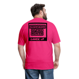 Employee of the Month Runner up T-Shirt (Black font) - fuchsia