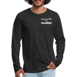 Saints /// Sinners JDM White/Grey Long Sleeve - black