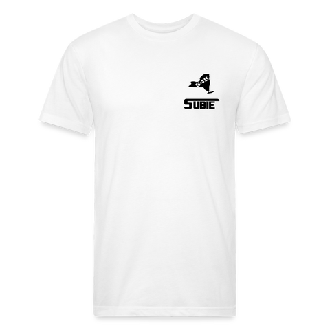 845 Subie CC Black Font T-Shirt - white