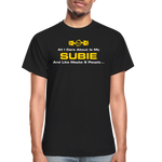 All I Care About Is My Subie & 5 People - black
